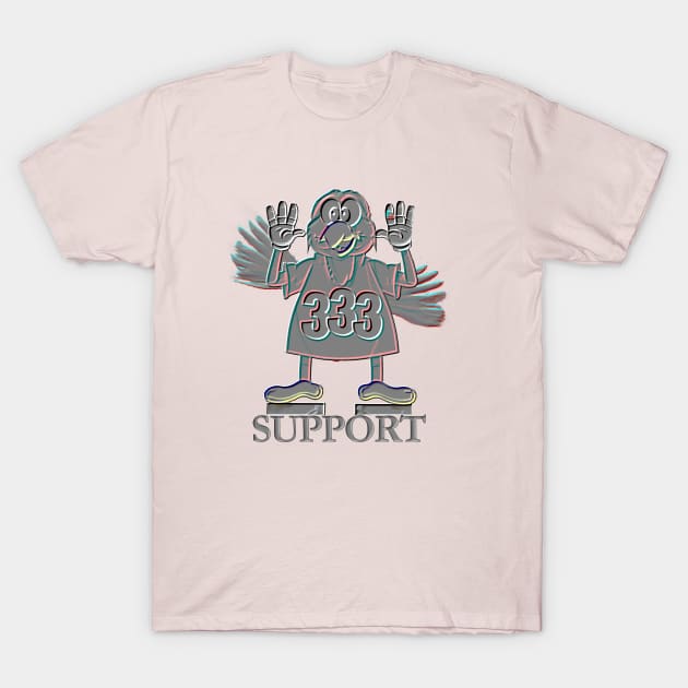 Angel Number 333: SUPPORT T-Shirt by Angelic Gangster